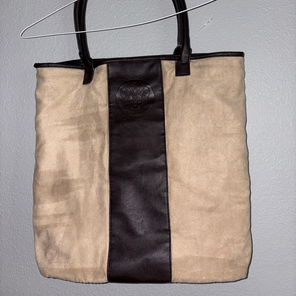 Vince Camuto Tan and Dark Brown Women's Tote